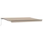 Toldo Retráctil Manual Beige 500x300 cm,  Tela de Reemplazo para Toldo de 5x3 m Beige | Foro24.es | Tu tienda online para hogar, jardín y más Foro24.es