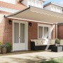 Toldo Retráctil Automático  Beige 500x300 cm, Tela de reemplazo para toldo  de 5x3 m Beige | Foro24.es | Tu tienda online para hogar, jardín y más Foro24.es