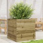 Jardinera de madera de pino impregnada 70x70x68,5 cm en Macetas y jardineras | Comprar online en Foru.es