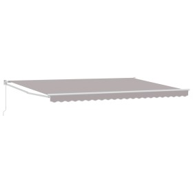 Comprar Toldo retráctil manual gris claro 500x300