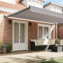Toldo Retráctil Automático Gris 500x300 cm,  Tela de Repuesto para Toldo de 5x3 m Gris Claro | Foro24.es | Tu tienda online para hogar, jardín y más Foro24.es