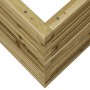 Jardinera de madera de pino impregnada 70x70x68,5 cm en Macetas y jardineras | Comprar online en Foru.es