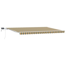 Comprar Toldo Retráctil Manual con LED Verde y