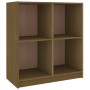 Aparador madera maciza de pino marrón miel 70x33x76 cm de vidaXL, Aparadores - Ref: Foro24-809951, Precio: 56,88 €, Descuento: %