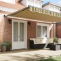 Toldo Retráctil Automático  Verde y Amarillo 500x300 cm, Tela de Repuesto para Toldo  para Marco de 5x3 m Verde y Amarillo | Foro24.es | Tu tienda online para hogar, jardín y más Foro24.es