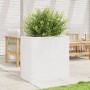 Jardinera madera maciza de pino blanco 70x40x68,5 cm en Macetas y jardineras | Comprar online en Foru.es