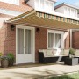 Toldo Retráctil Automático Verde y Amarillo 500x300 cm,  Tela de Repuesto para Toldo de 5x3 m Marco Verde y Amarillo | Foro24.es | Tu tienda online para hogar, jardín y más Foro24.es