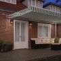 Toldo Retráctil Automático con LED Verde y Blanco 500x300 cm,  Tela de Reemplazo para Toldo de 5x3 m Marco Verde y Blanco | Foro24.es | Tu tienda online para hogar, jardín y más Foro24.es