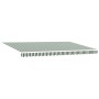 Toldo Manual Retráctil con LED Verde y Blanco 500x300 cm, Tela de Reemplazo para Toldo  para Estructura de 5x3 m Verde y Blanco | Foro24.es | Tu tienda online para hogar, jardín y más Foro24.es