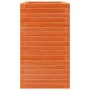 Jardinera madera maciza de pino marrón cera 70x40x68,5 cm en Macetas y jardineras | Comprar online en Foru.es
