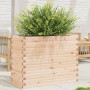 Jardinera madera maciza de pino 90x40x68,5 cm en Macetas y jardineras | Comprar online en Foru.es