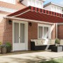 Toldo Retráctil Automático Naranja y Marrón 500x350 cm de , Toldos - Ref: Foro24-3331479, Precio: 486,57 €, Descuento: %