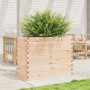 Jardinera madera maciza de pino 90x40x68,5 cm en Macetas y jardineras | Comprar online en Foru.es