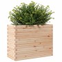 Jardinera madera maciza de pino 90x40x68,5 cm en Macetas y jardineras | Comprar online en Foru.es