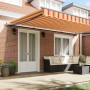 Toldo retráctil manual amarillo y naranja 500x350 cm | Foro24.es | Tu tienda online para hogar, jardín y más Foro24.es