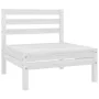 Juego de muebles de jardín 9 piezas madera maciza pino blanco de vidaXL, Conjuntos de jardín - Ref: Foro24-3082518, Precio: 4...