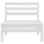 Juego de muebles de jardín 9 piezas madera maciza pino blanco de vidaXL, Conjuntos de jardín - Ref: Foro24-3082518, Precio: 4...