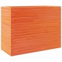Jardinera madera maciza de pino marrón cera 90x40x68,5 cm en Macetas y jardineras | Comprar online en Foru.es