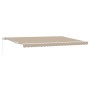 Toldo manual retráctil  beige 500x350 cm, Tejido de reemplazo para toldo  para marco de 5x3.5 m beige | Foro24.es | Tu tienda online para hogar, jardín y más Foro24.es