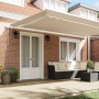 Toldo manual retráctil  beige 500x350 cm, Tejido de reemplazo para toldo  para marco de 5x3.5 m beige | Foro24.es | Tu tienda online para hogar, jardín y más Foro24.es
