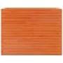 Jardinera madera maciza de pino marrón cera 90x40x68,5 cm en Macetas y jardineras | Comprar online en Foru.es