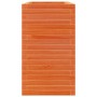 Jardinera madera maciza de pino marrón cera 90x40x68,5 cm en Macetas y jardineras | Comprar online en Foru.es