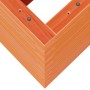 Jardinera madera maciza de pino marrón cera 90x40x68,5 cm en Macetas y jardineras | Comprar online en Foru.es