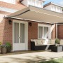 Toldo Retráctil Manual  Beige 500x350 cm, Tela de Reemplazo para Toldo  para Estructura de 5x3.5 m Beige | Foro24.es | Tu tienda online para hogar, jardín y más Foro24.es
