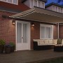 Toldo retráctil manual de  con LED beige 500x350 cm, Toldo de repuesto para marco de 5x3.5 m beige | Foro24.es | Tu tienda online para hogar, jardín y más Foro24.es