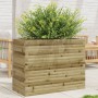 Jardinera madera de pino impregnada 90x40x68,5 cm en Macetas y jardineras | Comprar online en Foru.es