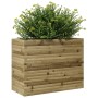 Jardinera madera de pino impregnada 90x40x68,5 cm en Macetas y jardineras | Comprar online en Foru.es