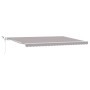 Toldo retráctil automático  con luz LED gris claro 500x350 cm, Tela de repuesto para toldo  para marco de 5x3.5 m gris claro | Foro24.es | Tu tienda online para hogar, jardín y más Foro24.es