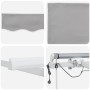 Toldo retráctil automático  con luz LED gris claro 500x350 cm, Tela de repuesto para toldo  para marco de 5x3.5 m gris claro | Foro24.es | Tu tienda online para hogar, jardín y más Foro24.es