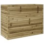 Jardinera madera de pino impregnada 90x40x68,5 cm en Macetas y jardineras | Comprar online en Foru.es