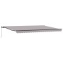 Toldo Manual Retráctil  Gris Claro 500x350 cm, Tela de Reemplazo para Toldo  para Estructura de 5x3.5 m Gris Claro | Foro24.es | Tu tienda online para hogar, jardín y más Foro24.es