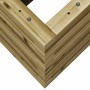 Jardinera madera de pino impregnada 90x40x68,5 cm en Macetas y jardineras | Comprar online en Foru.es