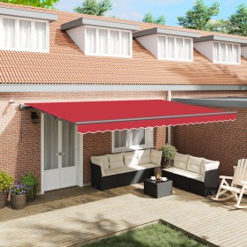 Comprar Toldo Retráctil Automático con LED Rojo