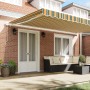 Toldo Retráctil Manual  Verde y Amarillo 500x350 cm, Tela de Reemplazo para Toldo  de 5x3.5m Verde y Amarillo | Foro24.es | Tu tienda online para hogar, jardín y más Foro24.es