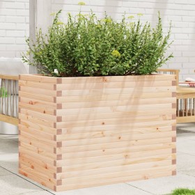 Jardinera madera maciza de pino 90x60x68,5 cm en Macetas y jardineras | Comprar online en Foru.es