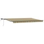 Toldo retráctil manual con LED verde y amarillo 500x350 cm,  tela de reemplazo para toldo de 5x3,5 m marco verde y amarillo | Foro24.es | Tu tienda online para hogar, jardín y más Foro24.es