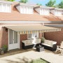 Toldo Retráctil Automático Verde y Amarillo 500x350 cm,  Tela de Reemplazo para Toldo de 5x3,5 m Verde y Amarillo | Foro24.es | Tu tienda online para hogar, jardín y más Foro24.es