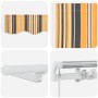 Toldo Retráctil Manual de con Franja Multicolor LED 600x300 cm | Foro24.es | Tu tienda online para hogar, jardín y más Foro24.es