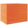 Jardinera madera maciza de pino marrón cera 90x60x68,5 cm en Macetas y jardineras | Comprar online en Foru.es