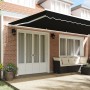Toldo Retráctil Manual  Negro 600x300 cm, Tela de Repuesto para Toldo  para Estructura de 6x3 m Negra | Foro24.es | Tu tienda online para hogar, jardín y más Foro24.es