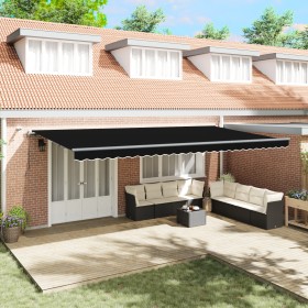 Comprar Toldo retráctil automático con LED negro