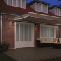 Toldo Retráctil Automático  con LED Beige 600x300 cm, Tela de Reemplazo para Toldo  de 6x3 m Beige | Foro24.es | Tu tienda online para hogar, jardín y más Foro24.es