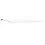 Toldo retráctil manual de  con LED blanco 600x300 cm, Tela de reemplazo para toldo de  para marco de 6x3 m blanco | Foro24.es | Tu tienda online para hogar, jardín y más Foro24.es