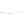 Toldo retráctil manual de  con LED blanco 600x300 cm, Tela de reemplazo para toldo de  para marco de 6x3 m blanco | Foro24.es | Tu tienda online para hogar, jardín y más Foro24.es