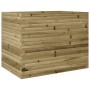 Jardinera madera de pino impregnada 90x60x68,5 cm en Macetas y jardineras | Comprar online en Foru.es