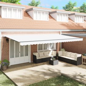 Comprar Toldo Retráctil Manual Blanco 600x300 cm